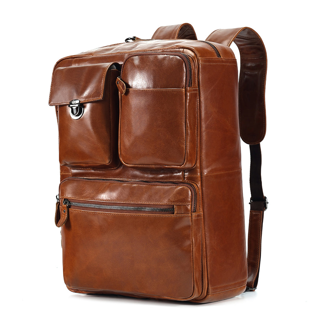 The Convertible | Dual Leather Backpack & Briefcase