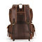 the drawstring leather backpack