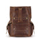 the drawstring leather backpack