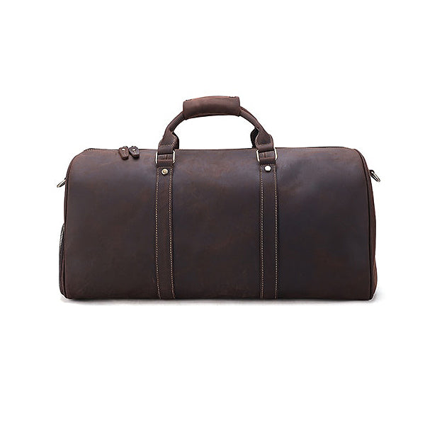 The Duffel Men's Leather Duffel Bag Back