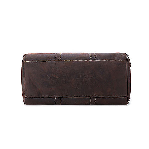 The Duffel Men's Leather Duffel Bag Bottom