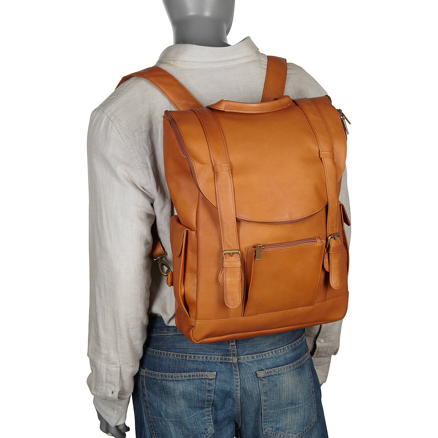 The Elegance | Leather Laptop Backpack for 15 Inch Laptops