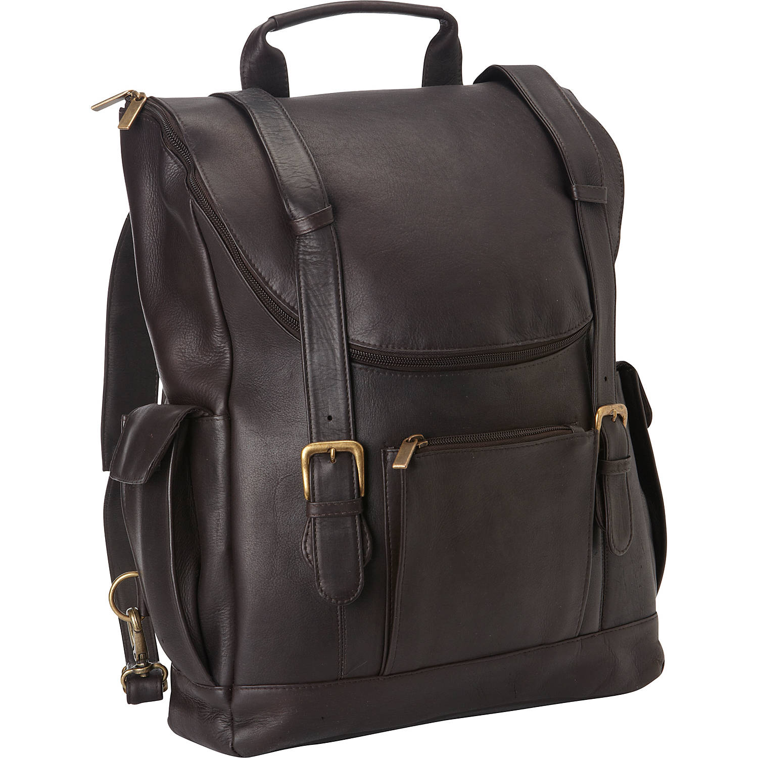 Tan Leather Backpack - Slim – The Real Leather Company