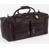 22 Inch Leather Duffel Bag for Men for Work Trips – The Real Leather ...