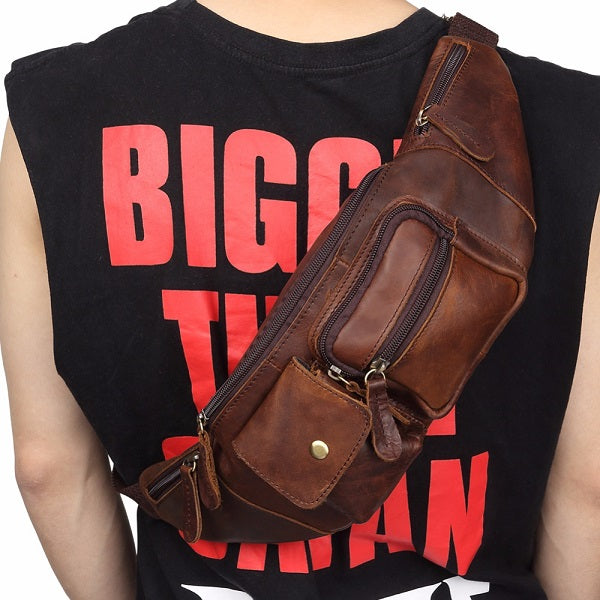 161120 Leather Waist Bag – Sreeleathers Ltd