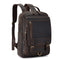 Leather Laptop Backpack for Men for 15.6" Laptops