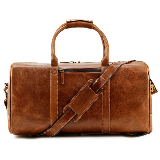 Leather luggage bag deals