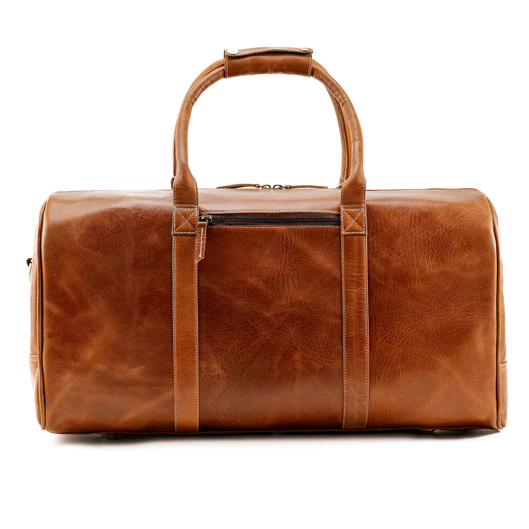 Yor leather duffle sale