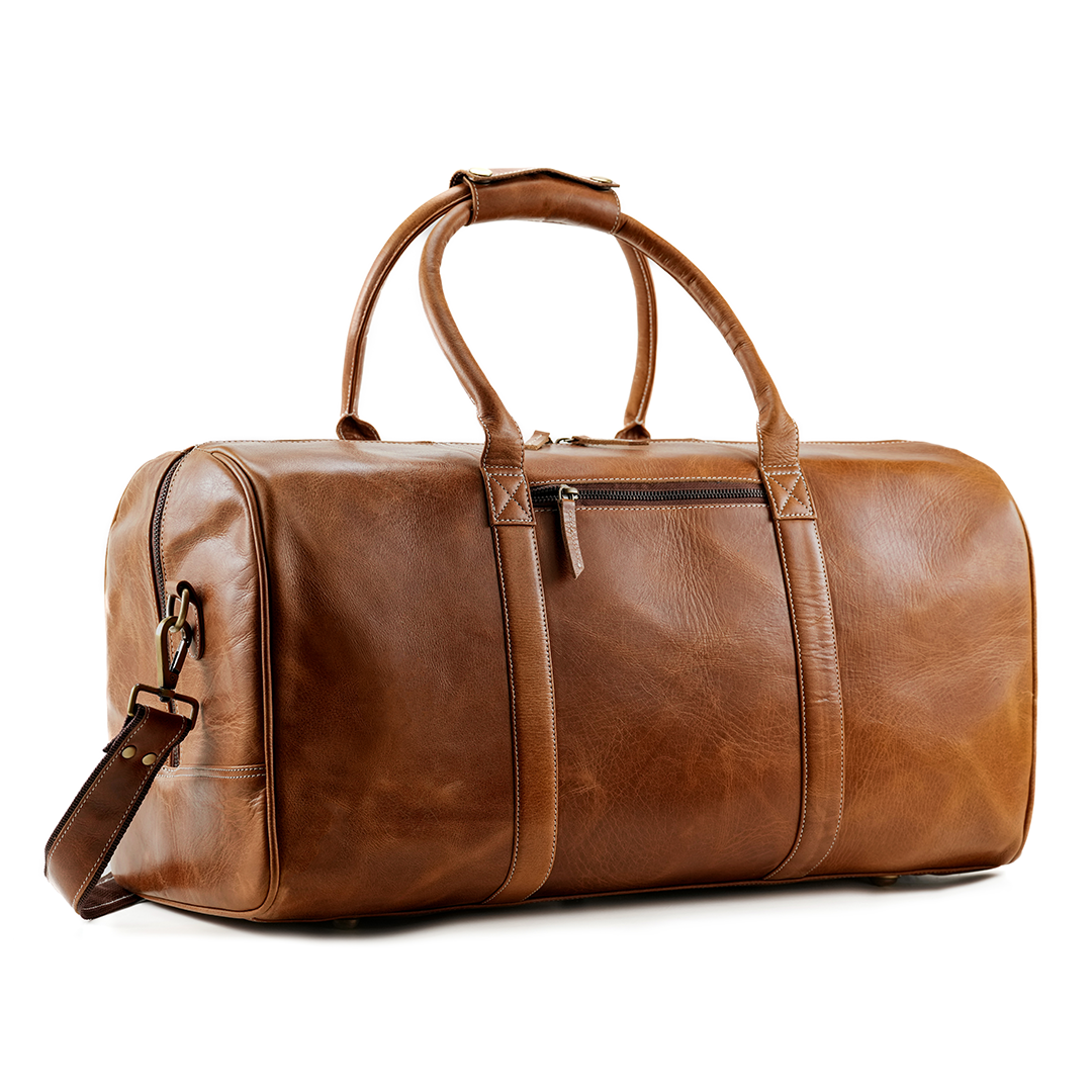 Full Grain Leather Duffle Bag