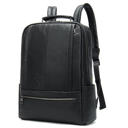 The Giorno | Men's Black Leather Backpack