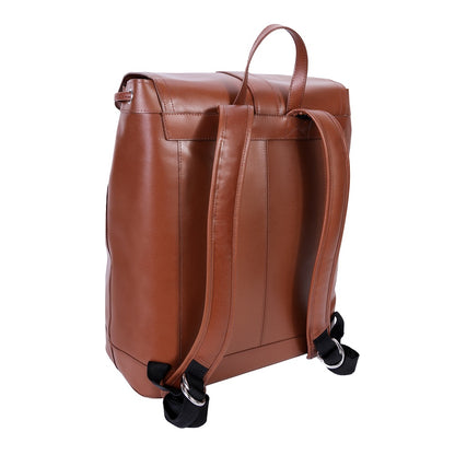 The Hagen | Leather Drawstring Laptop Backpack for 15 Inch Laptops
