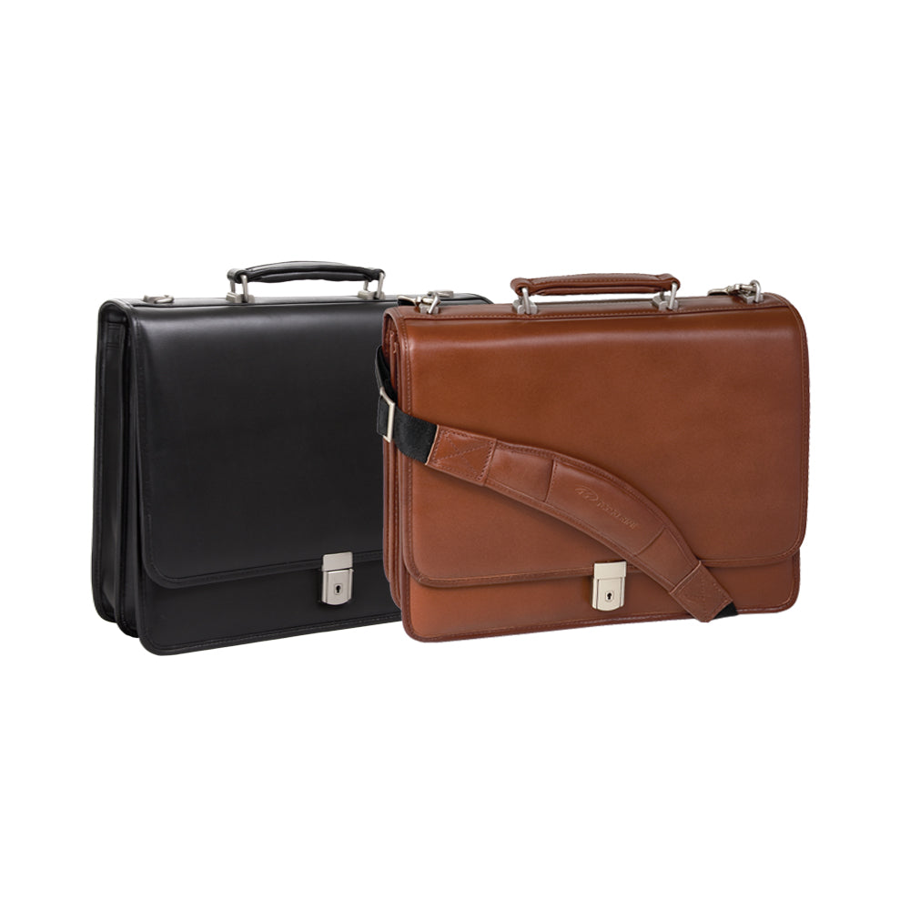 the lexington leather laptop brief