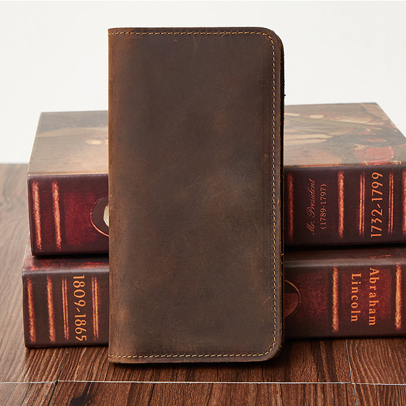 the long wallet brown