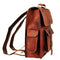 Leather Laptop Backpack for 15 Inch Laptops for Men and Women