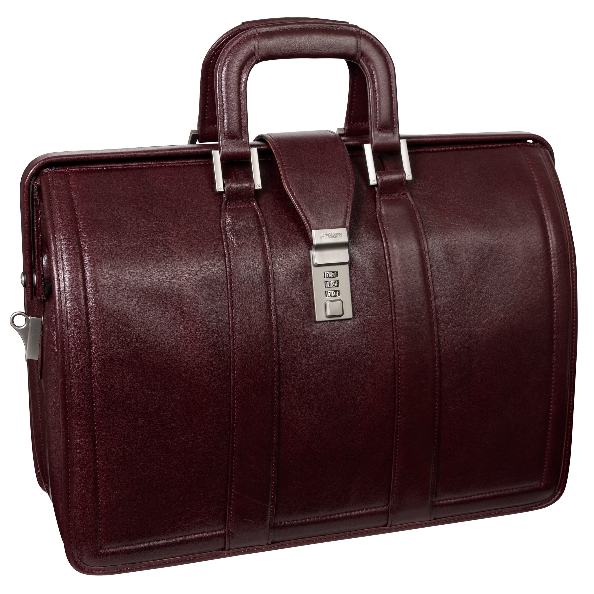 The Morgan leather attache briefcase