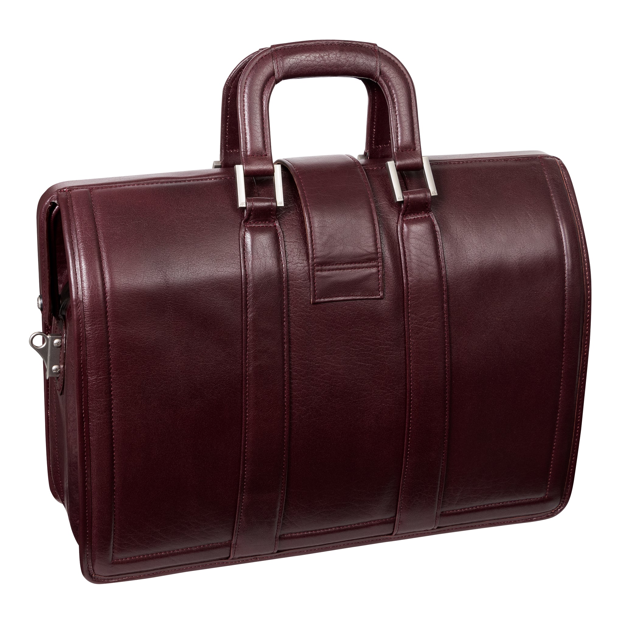 The Morgan leather attache briefcase