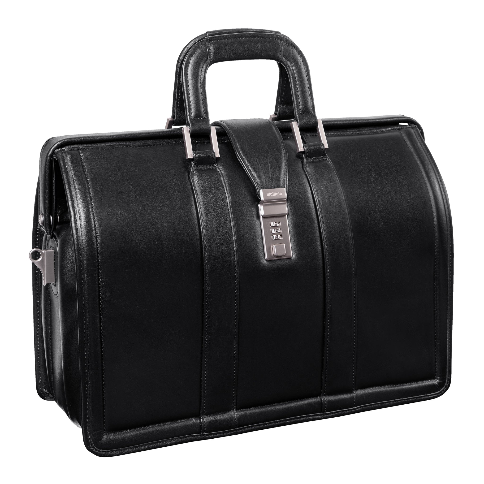 The Morgan leather attache briefcase