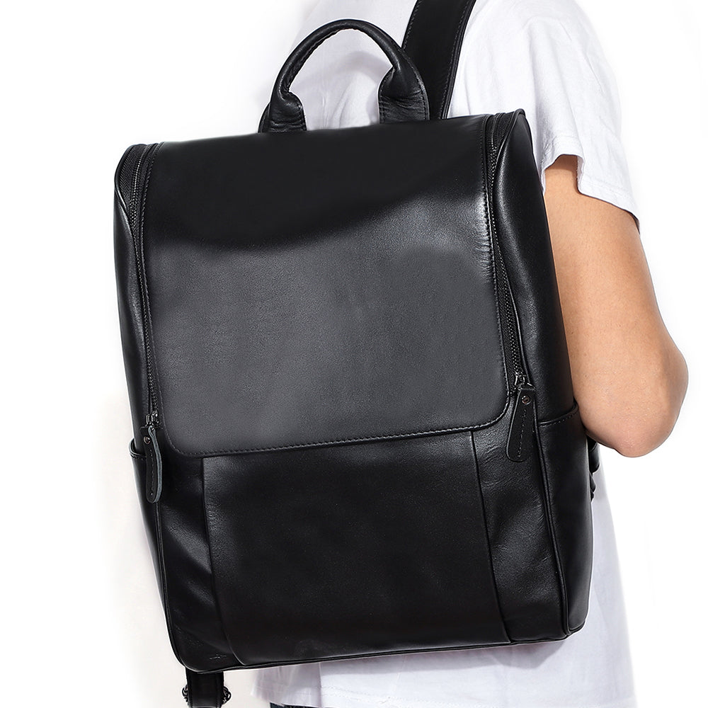The Portable | Small Leather Backpack Unisex