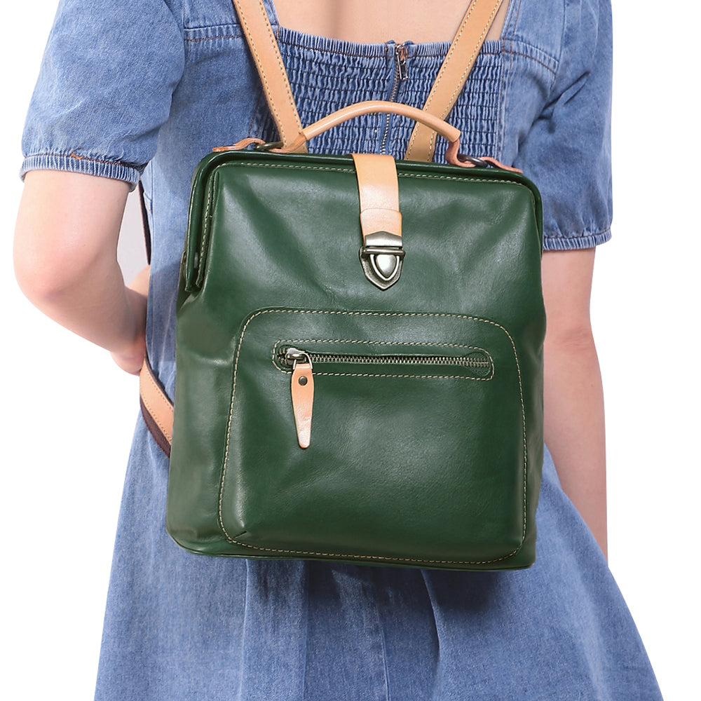 The Pouch | Women's Leather Backpack - Small