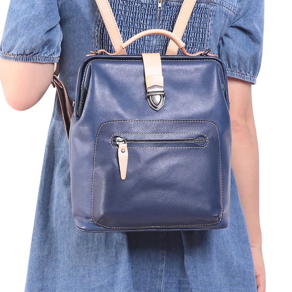 The Pouch | Women's Leather Backpack - Small