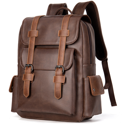 The Scuola | Leather Backpack Rucksack Bookbag for School