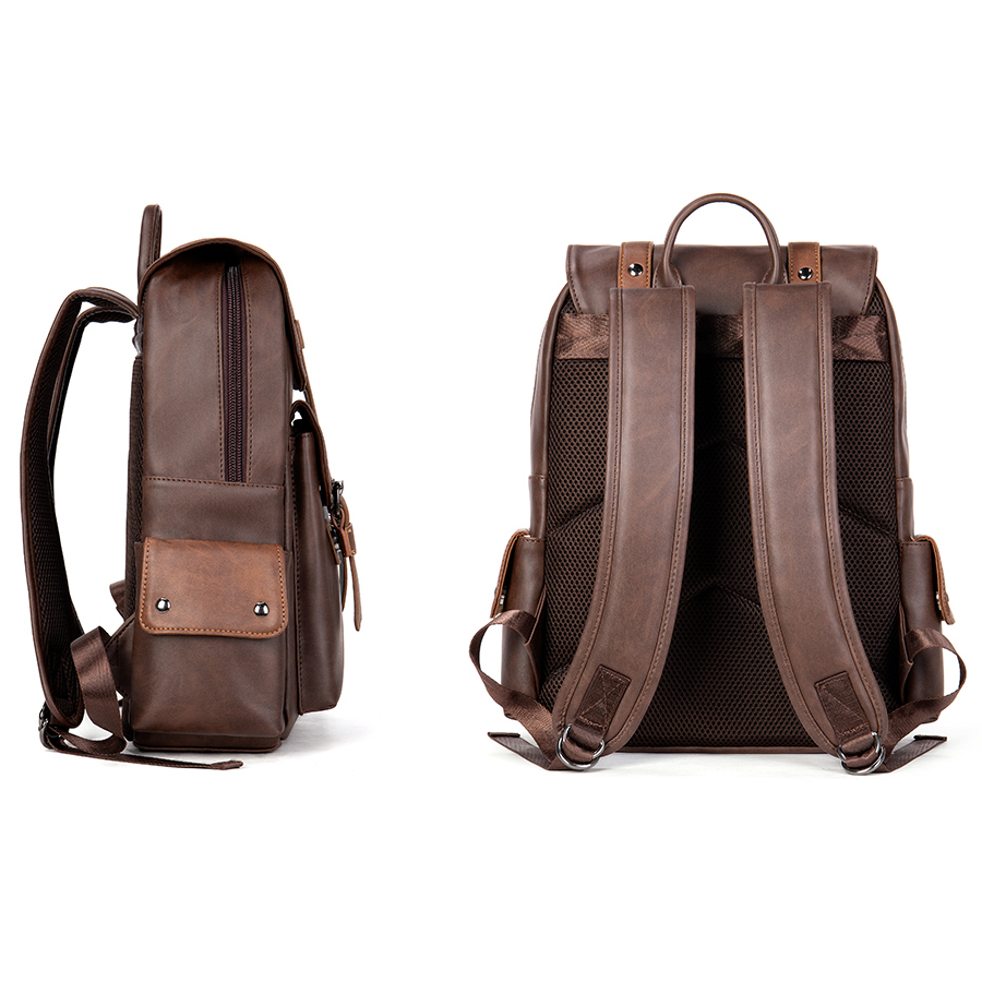 The Scuola | Leather Backpack Rucksack Bookbag for School