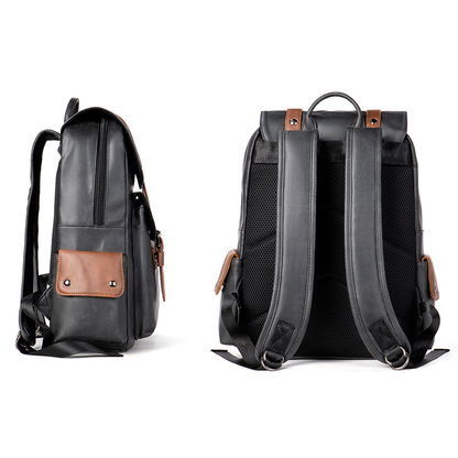The Scuola | Leather Backpack Rucksack Bookbag for School