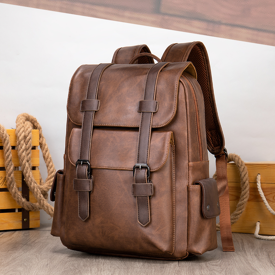 The Scuola | Leather Backpack Rucksack Bookbag for School