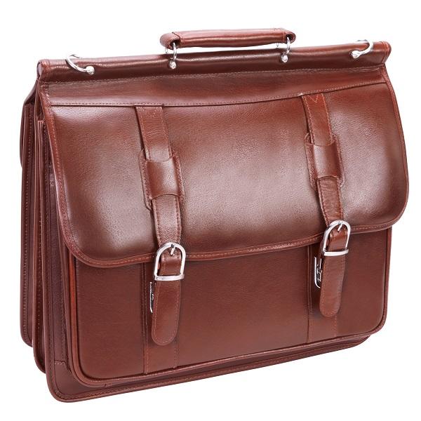 The Signorini 15 Inch Laptop Leather Messenger Bag Briefcase For Men