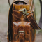 Large Leather Laptop Satchel - Buffalo Leather