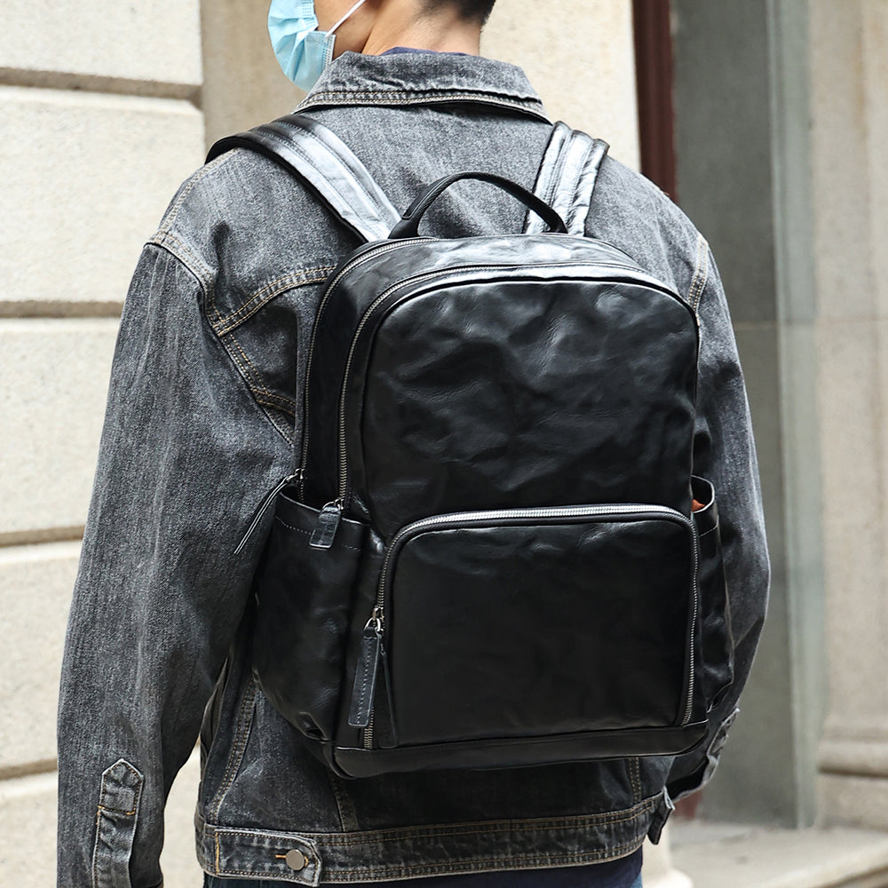 Leather backpack 2025 near me