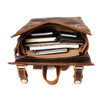 The Smooth | Men's Leather Laptop Backpack
