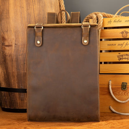 The Smooth | Men's Leather Laptop Backpack