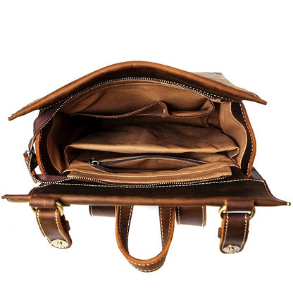 The Smooth | Men's Leather Laptop Backpack