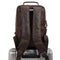 Leather Backpack for 15 Inch Laptops - Unisex Travel Bookbag