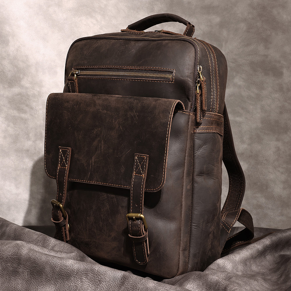 the today leather backpack