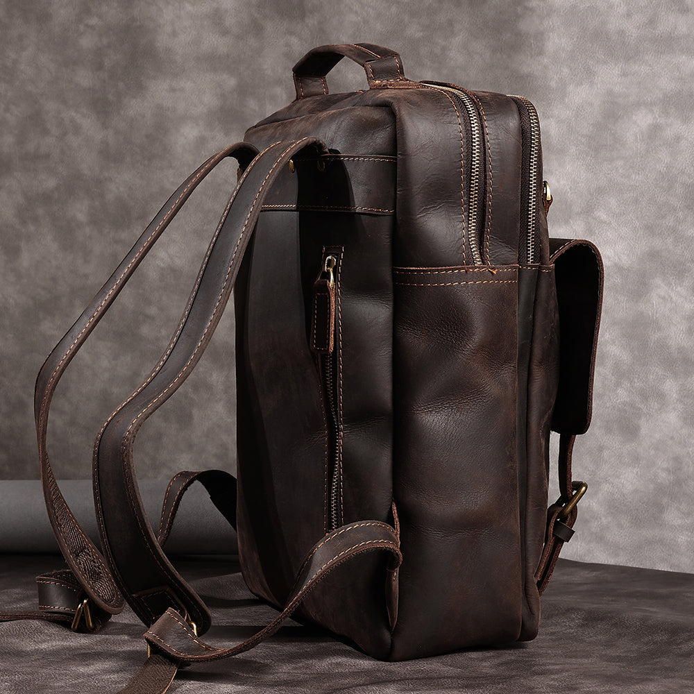 the today leather backpack