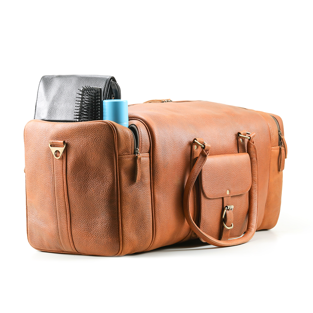 The Travel | Men's Buffalo Leather Duffle Bag - Full Grain 20