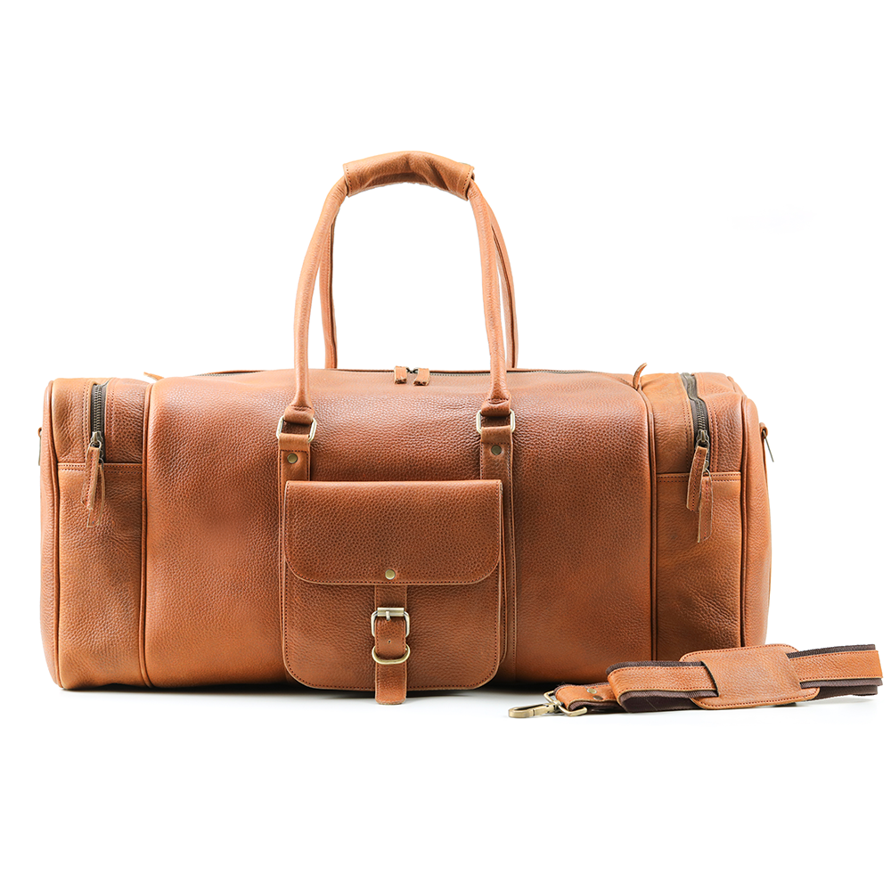 The Travel | Men's Buffalo Leather Duffle Bag - Full Grain 20