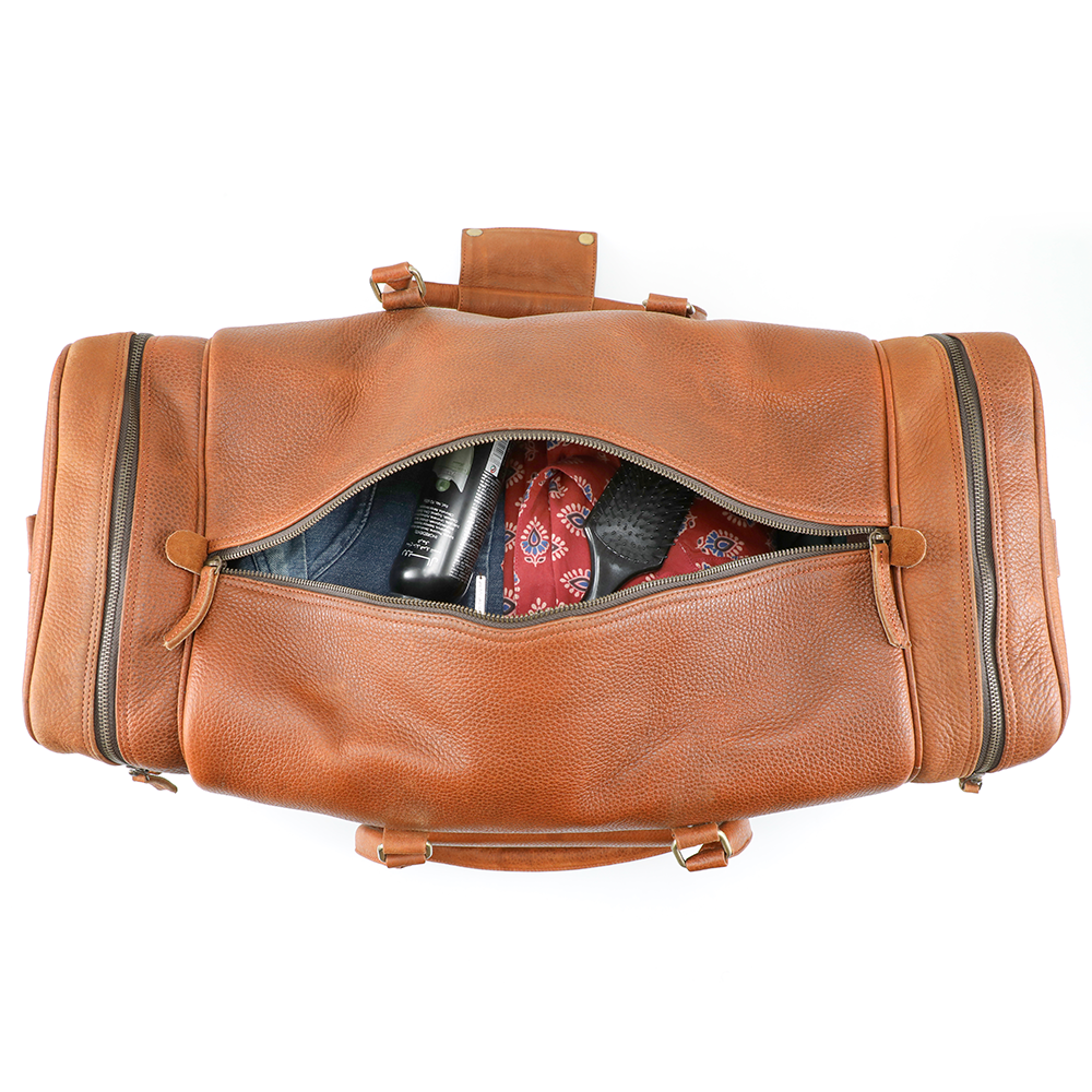 The Travel | Men's Buffalo Leather Duffle Bag - Full Grain 20