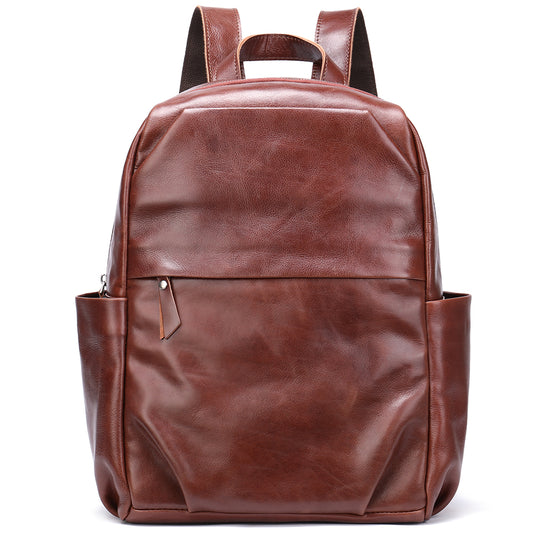The City | Men's Small Leather Backpack