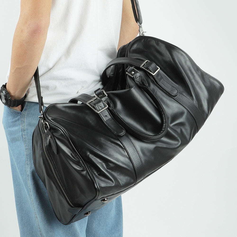 The Viaggio | Men's Leather Duffle Travel Weekend Bag