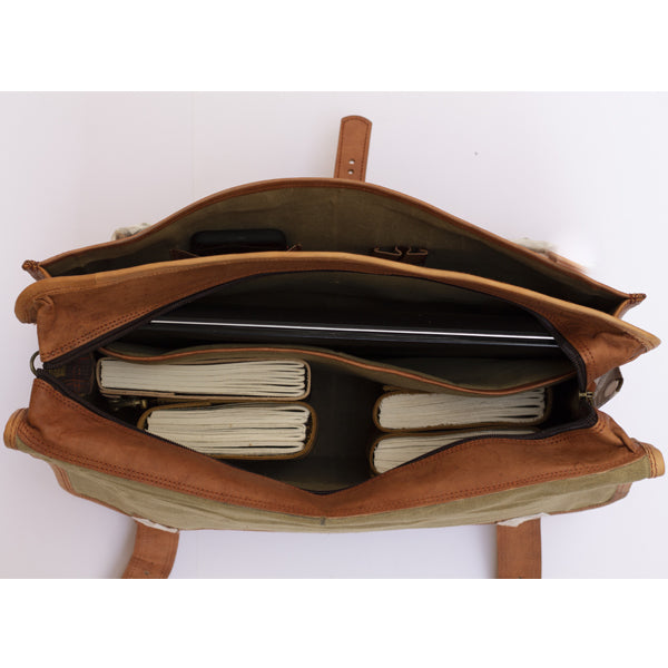 Vintage Black Leather Messenger Bag  Classy Leather Laptop Bag — Classy  Leather Bags
