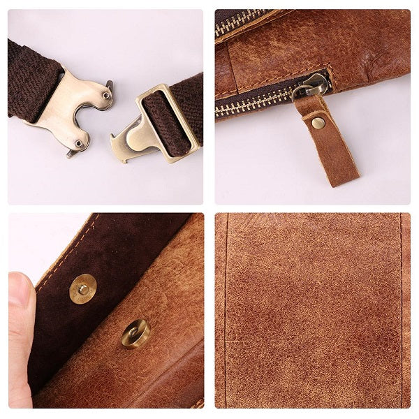 The Waist Bag | Men's Nubuck Leather Fanny Pack