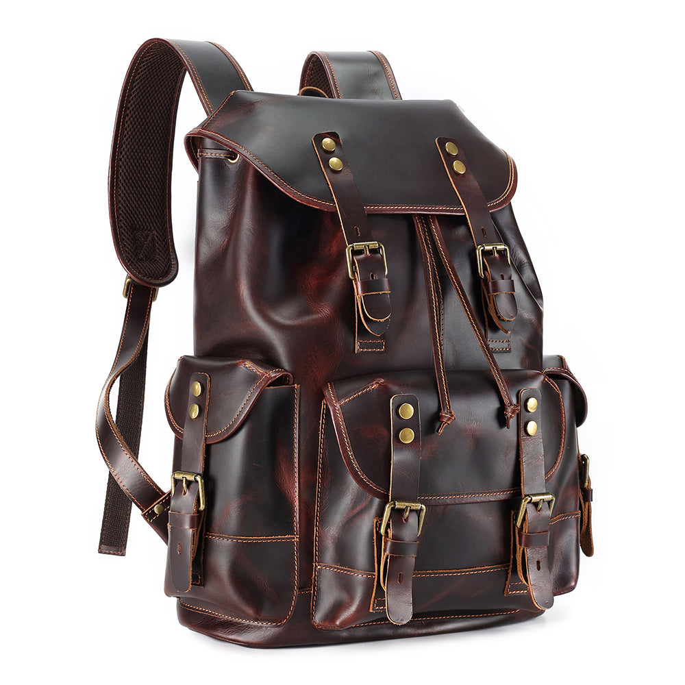 Leather Backpacks for Men | Laptop Travel Bookbags – The Real Leather  Company