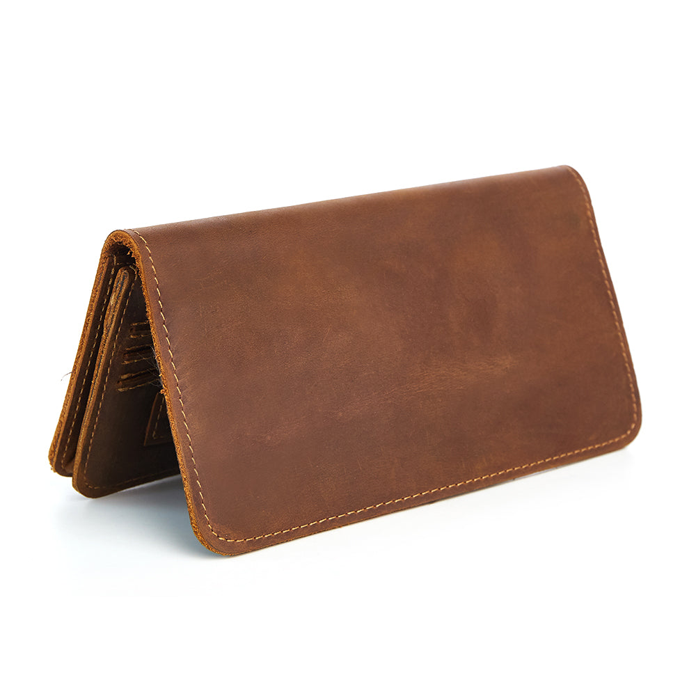 Wholesale Handmade Men Long Purse Phone Bags Male Clutch Wallets - China  Wallet and Leather Wallet price | Made-in-China.com