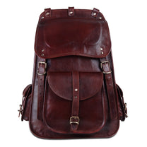 The Western | Leather Backpack for 17 Inch Laptops for Men & Women ...